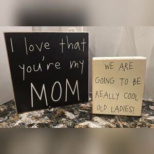 Decorative Wooden Signs for Mom